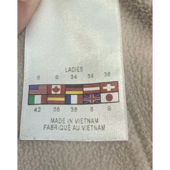 Spyder Jacket Womens 8 Red Houndstooth Fleece Lined Lightweight Nylon Coat - Picture 13 of 16